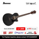 Ibanez AE140-WKH Acoustic-electric Guitar - Weathered Black