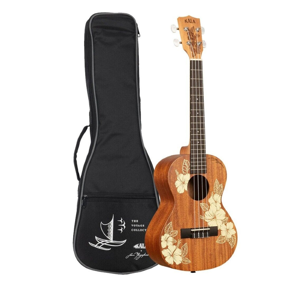 Kala KA-HIBISCUS-S Hibiscus Mahogany Soprano Ukulele w/ Bag Kala KA-HIBISCUS-S Hibiscus Mahogany Soprano Ukulele w/ Bag