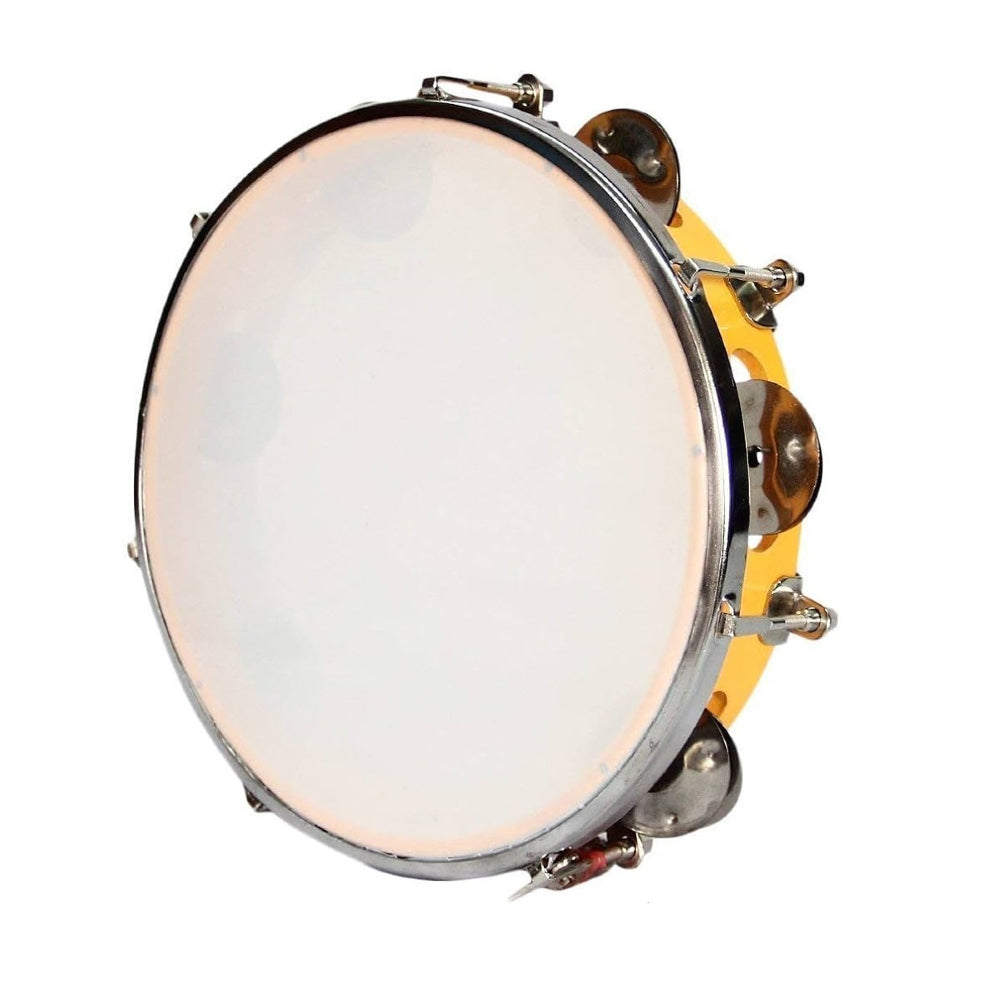 Maxtone TPC8-12 Tunnelable Hand Tambourine 8 inches with 12 Pairs of Jingles Maxtone TPC8-12 Tunnelable Hand Tambourine 8 inches with 12 Pairs of Jingles