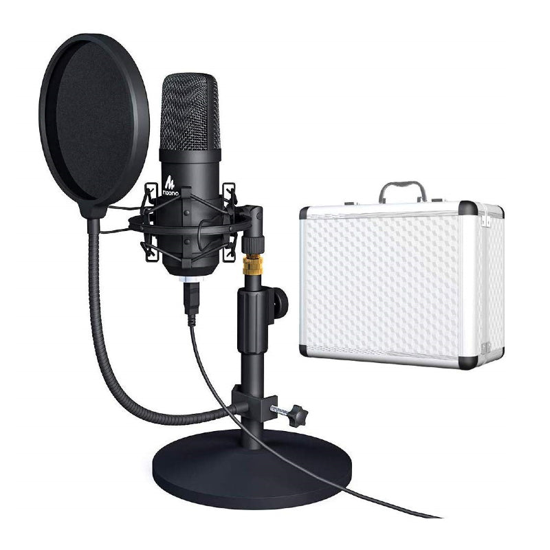 Maono AU-A04TC USB Condenser Podcast PC Kit with Aluminum Case Microphone | Professional Audio | Professional Audio, Professional Audio. Professional Audio: Microphones, Professional Audio. Professional Audio: USB Microphone | MAONO