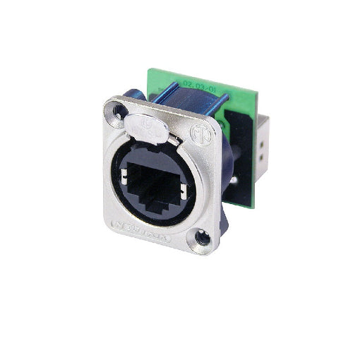 Neutrik NE8FDP - EtherCon Series RJ45 Feedthrough Receptacle Chassis Mount Neutrik NE8FDP - EtherCon Series RJ45 Feedthrough Receptacle Chassis Mount