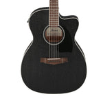 Ibanez PC14MHCE WK 40" Inch Cutaway Grand Concert body Acoustic-Electric Guitar - Weathered Black Open Pore