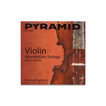 Pyramid 100 100 Aluminum Violin String Set, 4/4 Scale, Medium Tension