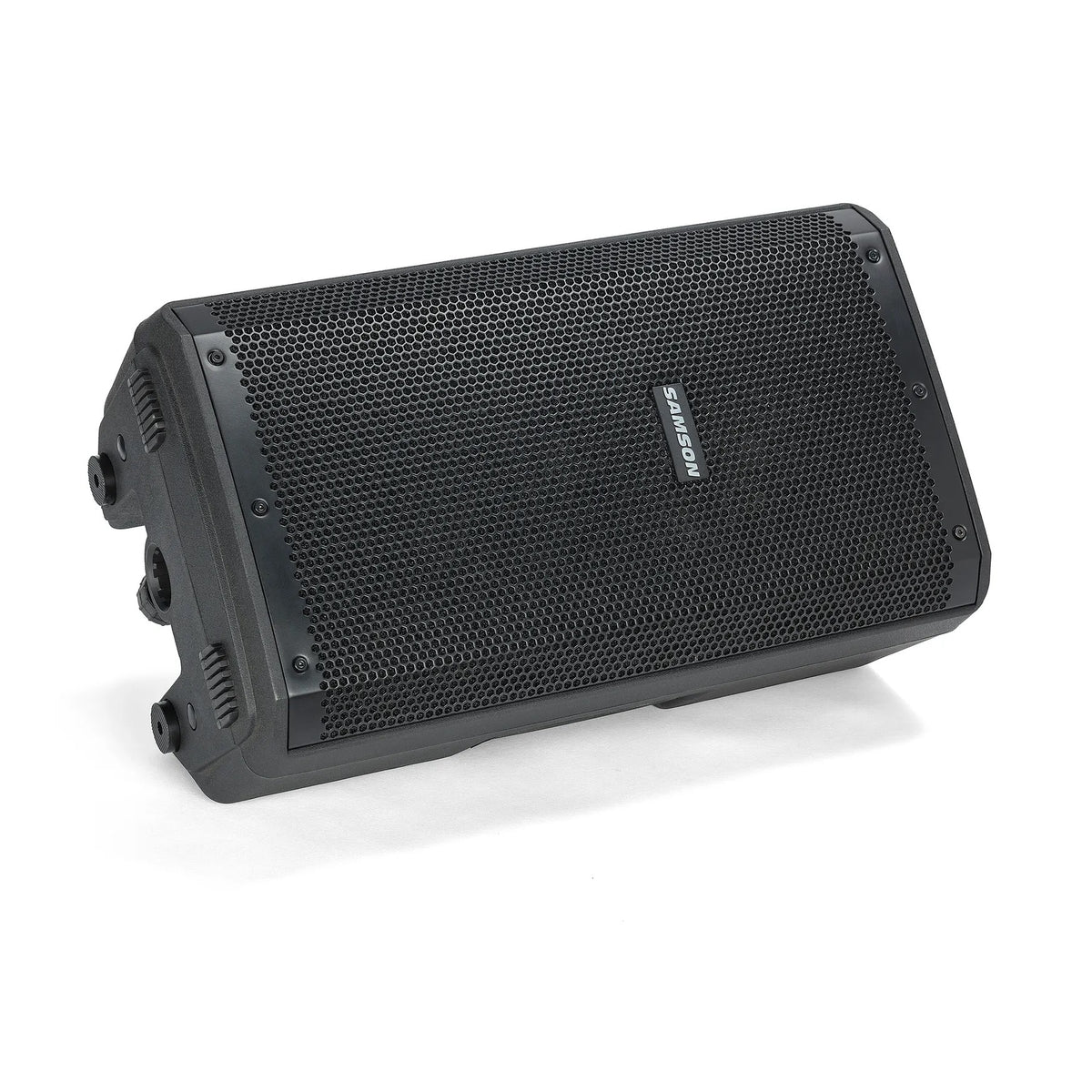 Samson RS110A 300W Peak/170W RMS Powered PA Speaker with 10" Woofer, 1" Tweeter, 2 Mic/Line Inputs, Aux Input, Bluetooth, XPD Wireless Compatibility, and XLR Output (each)