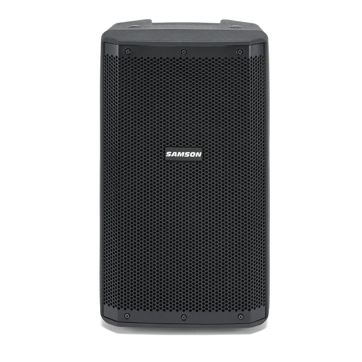 Samson RS110A 300W Peak/170W RMS Powered PA Speaker with 10" Woofer, 1" Tweeter, 2 Mic/Line Inputs, Aux Input, Bluetooth, XPD Wireless Compatibility, and XLR Output (each)