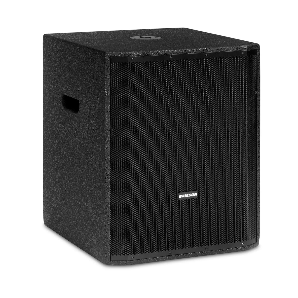 Samson RS1800A 1,000W Powered Subwoofer with 18" LF Driver, Highpass/Full-range Outputs, Variable Crossover, and Polarity Reverse