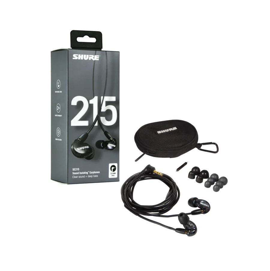 Shure SE215-K-E Black Sound Isolating Earphones