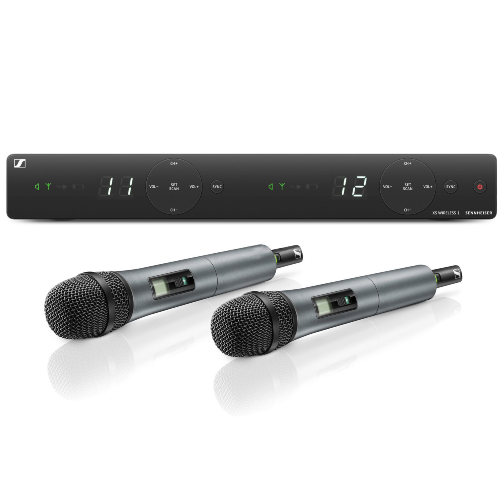 Sennheiser XSW 1-825 Dual Wireless Dual Handheld Microphone System - B band (614-638 MHz) Sennheiser XSW 1-825 Dual Wireless Dual Handheld Microphone System - B band (614-638 MHz)