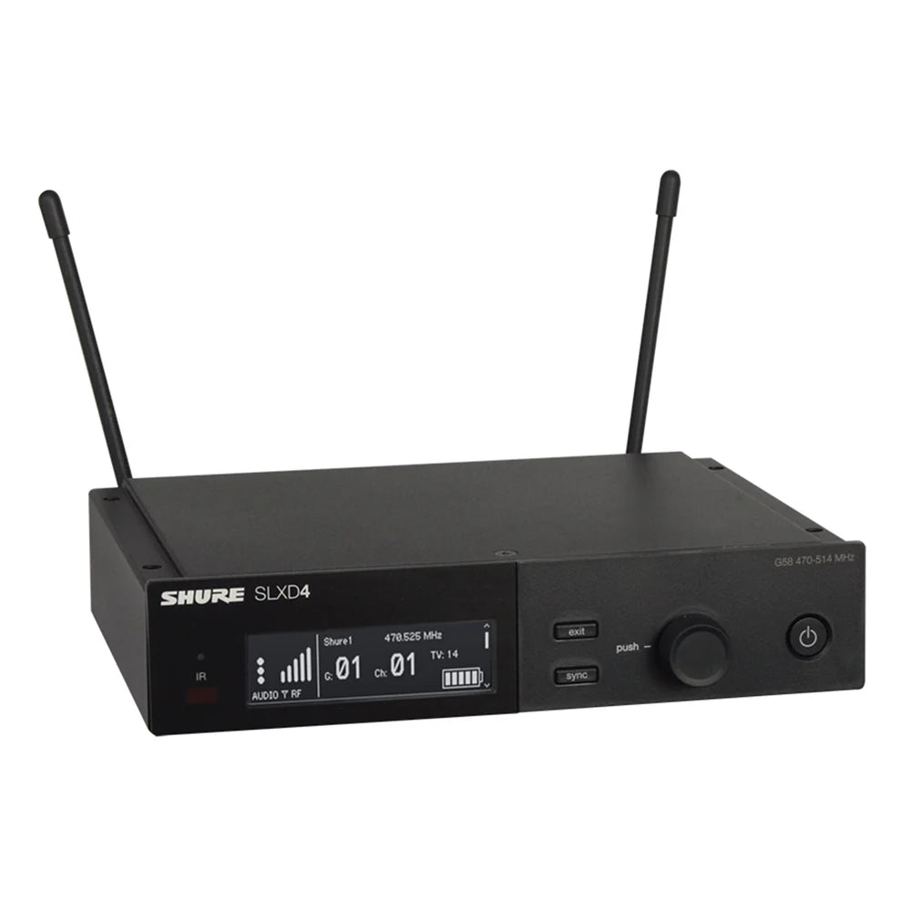 Shure SLXD24/Beta58A Digital Wireless Handheld Microphone System -G59 (470–514 MHz) Shure SLXD24/Beta58A Digital Wireless Handheld Microphone System -G59 (470–514 MHz)