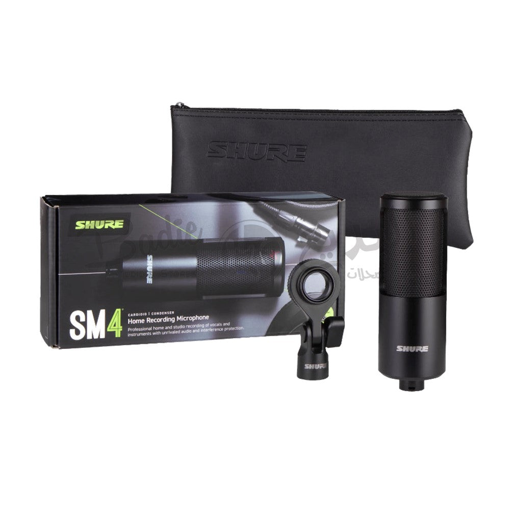 Shure SM4 Dual-diaphragm Condenser Home Recording Microphone - Note: Microphone Cable Sold Separately
