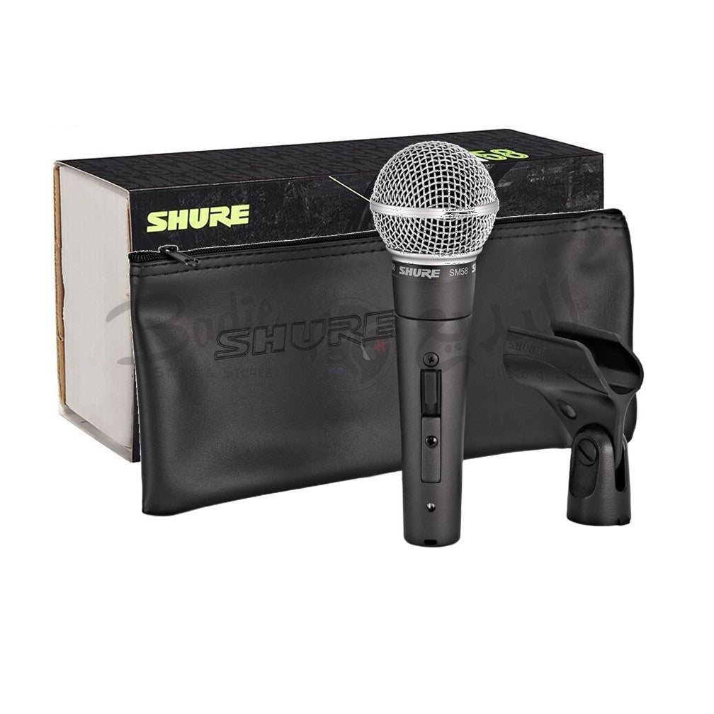 Shure SM58S Cardioid Dynamic Vocal Microphone with On/Off Switch - Note: Microphone Cable Sold Separately