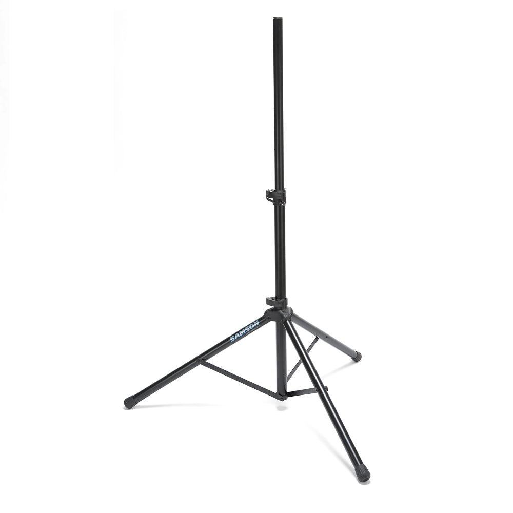 Samson SP100 Heavy Duty Speaker Stand with Adjustable Height up to 6' Feet Telescoping with Locking Latch