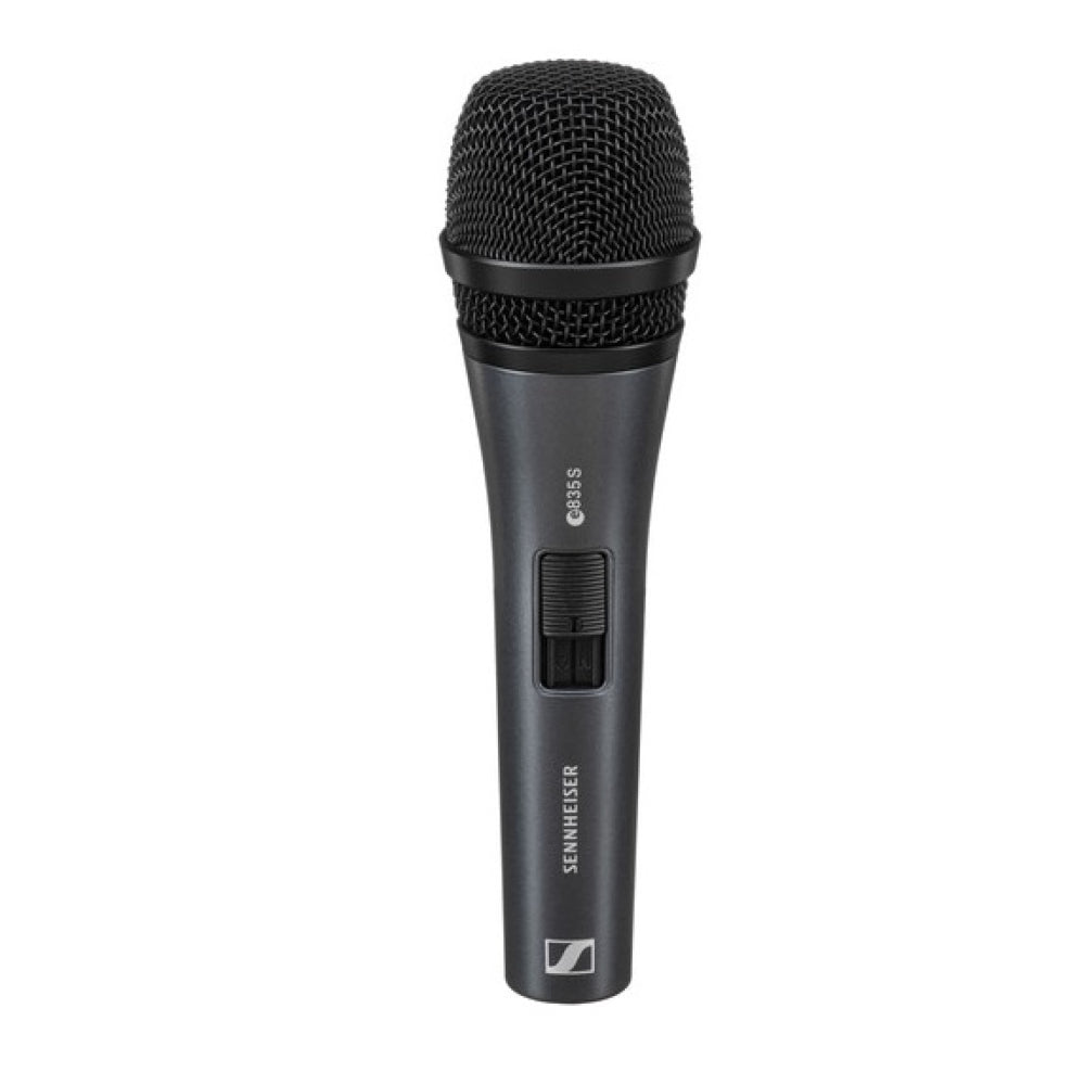 Sennheiser e835S Handheld Dynamic Cardioid Microphone with On/Off Switch - Note: Microphone Cable Sold Separately Sennheiser e835S Handheld Dynamic Cardioid Microphone with On/Off Switch - Note: Microphone Cable Sold Separately