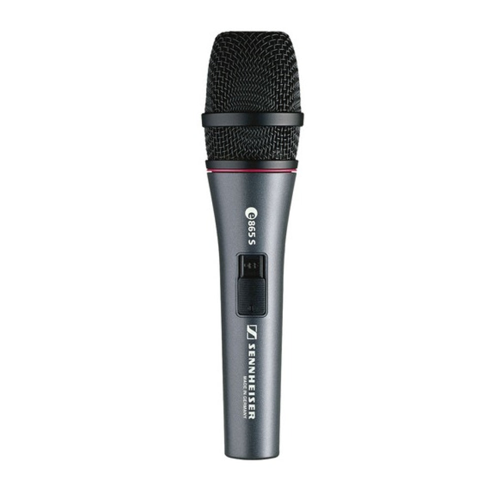 Sennheiser e865S Handheld Condenser Supercardioid Microphone with On/Off Switch Sennheiser e865S Handheld Condenser Supercardioid Microphone with On/Off Switch