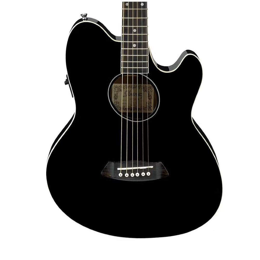 Ibanez TCY10E - BK 39" Inch Talman Double Cutaway body Acoustic-Electric Guitar - Black