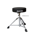 Maxtone TFC-201 Drum Throne 3- Braced Legs Round Seat