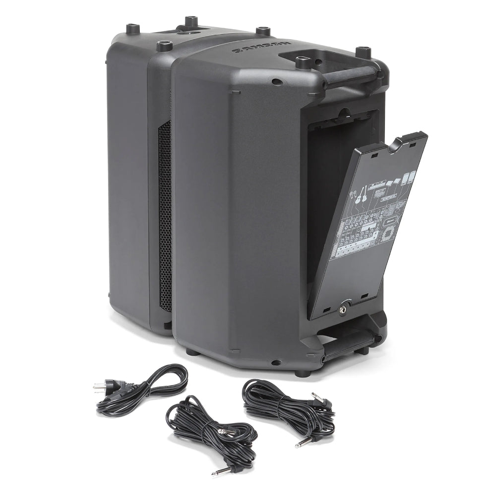 Samson Expedition XP1000 1000W Compact All-in-one PA with 10-channel Mixer, Dual 2-way Speakers, Built-in Digital Effects, and Bluetooth Connectivity Samson Expedition XP1000 1000W Compact All-in-one PA with 10-channel Mixer, Dual 2-way Speakers, Built-in Digital Effects, and Bluetooth Connectivity