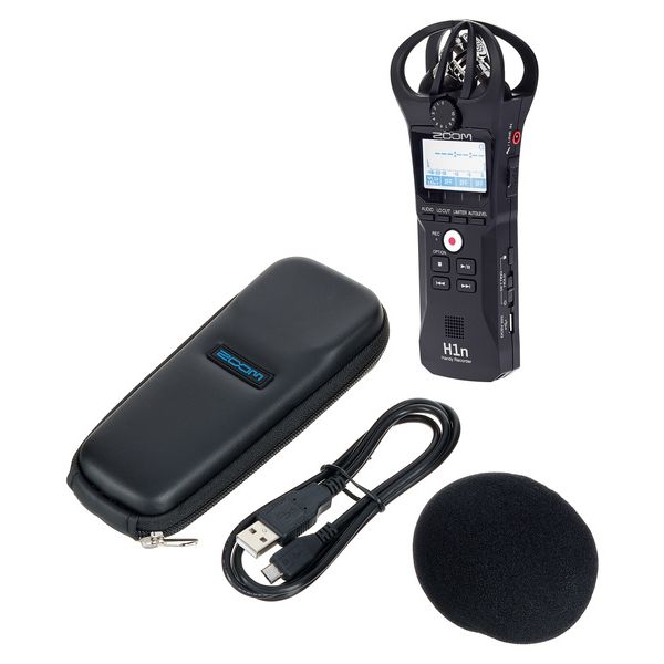 Zoom H1n-VP 2-channel Handy Recorder Value Pack