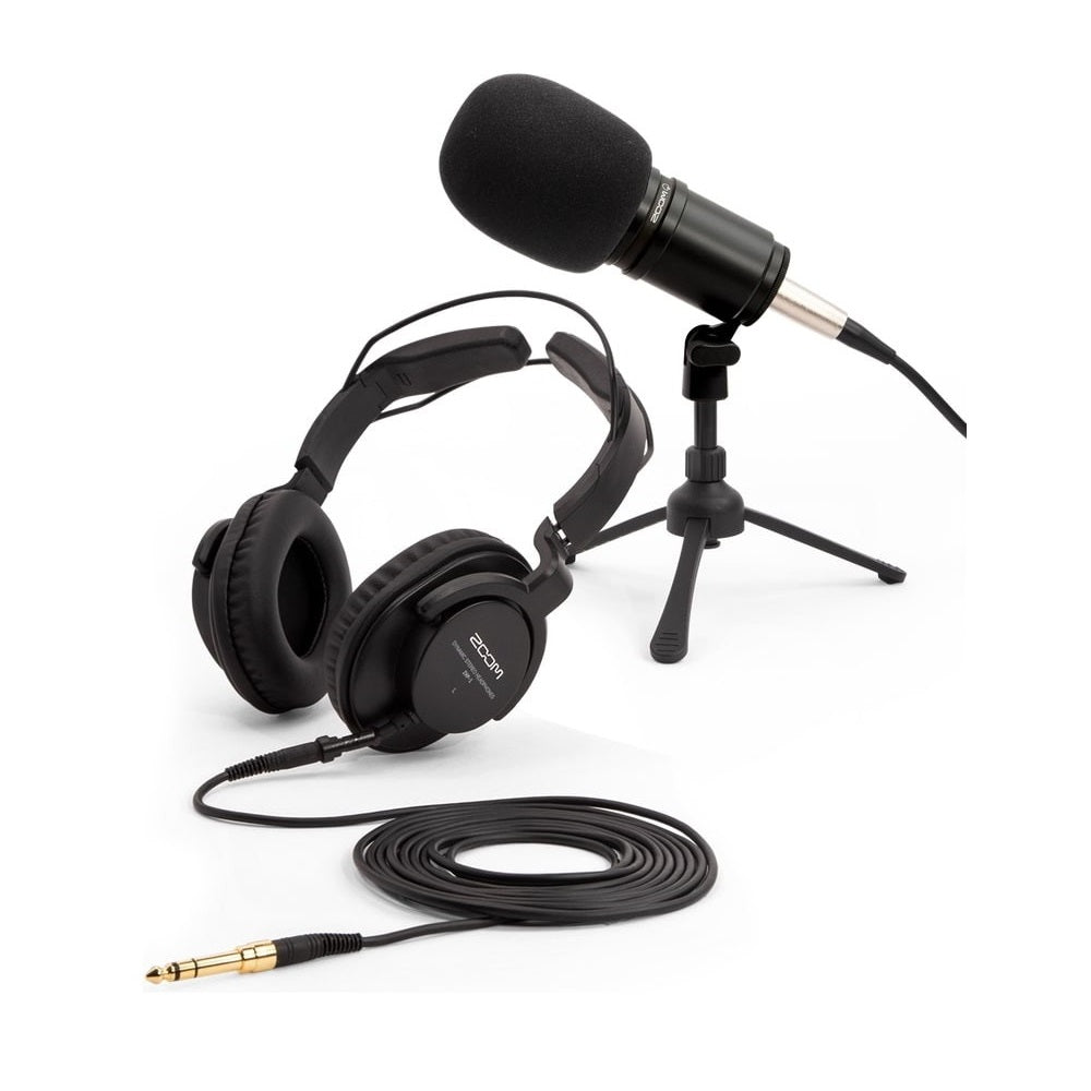 Zoom ZDM-1 Podcast Mic Pack with Headphones, Windscreen, XLR, and Tabletop Stand Zoom ZDM-1 Podcast Mic Pack with Headphones, Windscreen, XLR, and Tabletop Stand