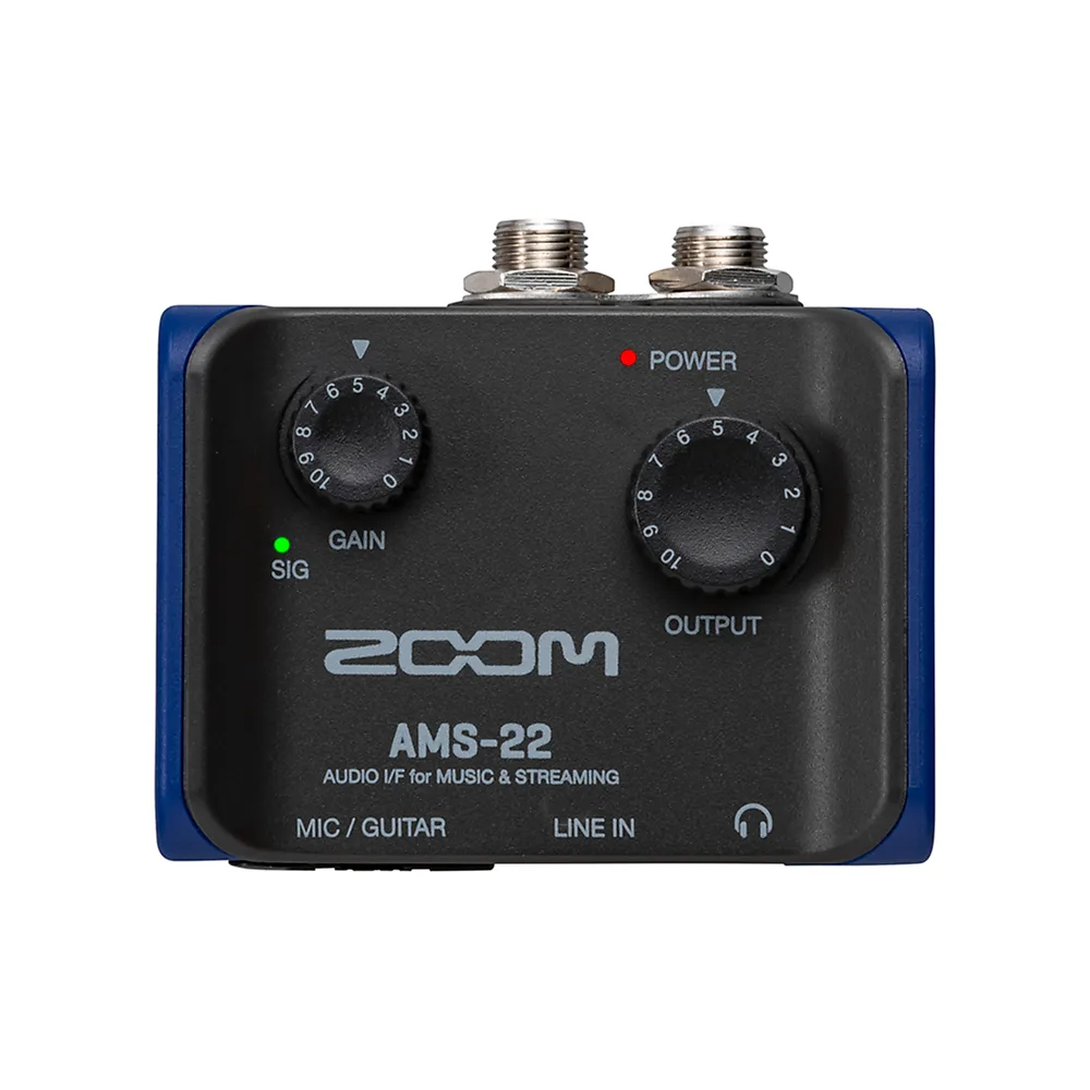 Zoom AMS-22 2-in/2-out USB-C Mobile recording or Live streaming audio interface Zoom AMS-22 2-in/2-out USB-C Mobile recording or Live streaming audio interface