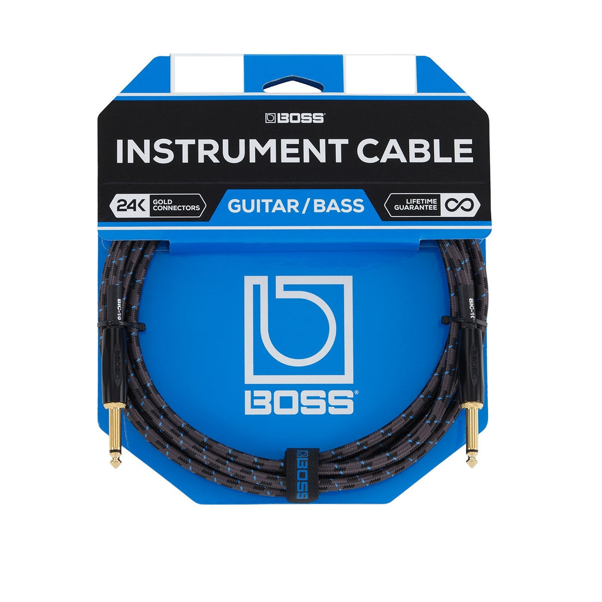 Boss BIC-20 Straight to Straight Instrument Cable - 20 foot | Musical Instruments Accessories | Musical Instruments. Musical Instruments: Accessories By Categories, Musical Instruments. Musical Instruments: Guitar & Bass Accessories, Musical Instruments. Musical Instruments: Instrument Cable, Musical Instruments. Musical Instruments: Instrument Cable & Connectors By Categories, Musical Instruments. Musical Instruments: Instrument Cable-1 | Boss