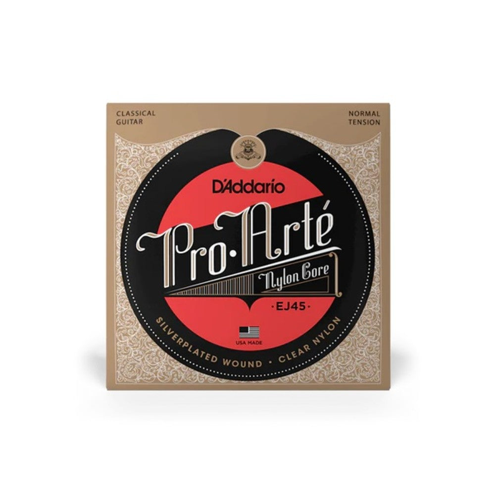 D'Addario EJ45 Pro-Arte Silver-Plated Classical Guitar Strings - Normal Tension