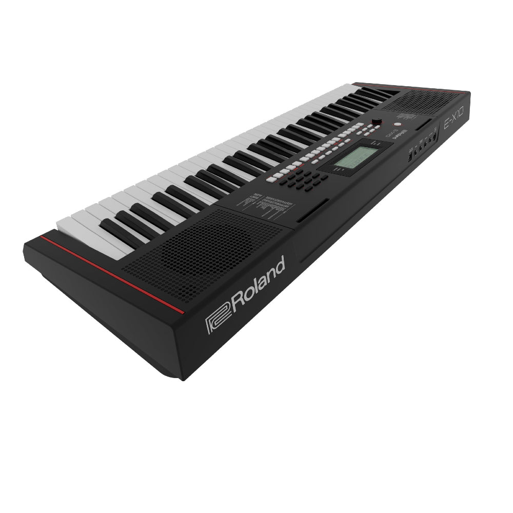 Roland E-X10 Arranger Keyboard with Music Rest and Power Adapter