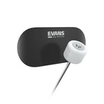 Evans EQPB2 EQ Patch black non-slip flexible nylon bass drum patch for double-pedals