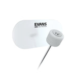 Evans EQPC2 EQ clear non-slip plastic bass drum patch for double-pedals