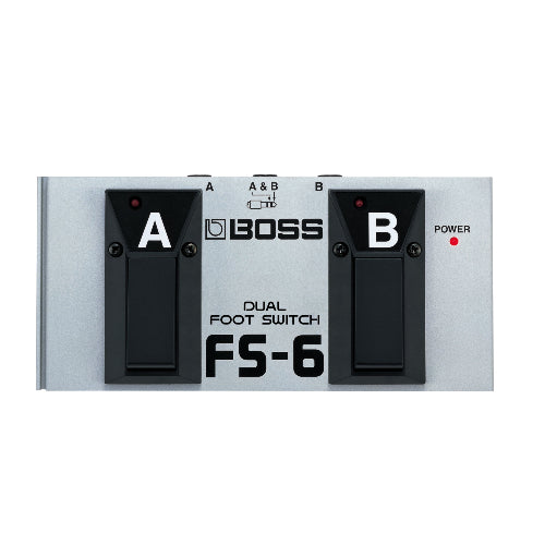Boss FS-6 Dual Latch and Momentary Footswitch Pedal Boss FS-6 Dual Latch and Momentary Footswitch Pedal