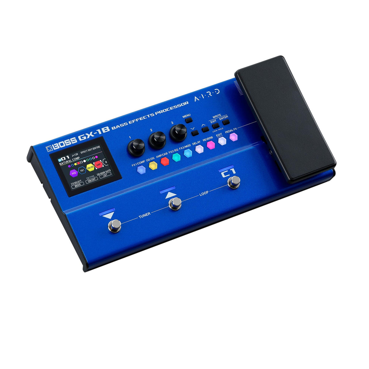 Boss GX-1B Bass Guitar Effects Processor Pedal / 9V DC power supply (sold separately)