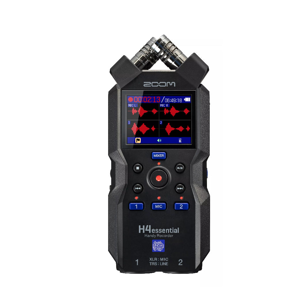 Zoom H4essential 4-Track 32-Bit Float Portable Audio Recorder Zoom H4essential 4-Track 32-Bit Float Portable Audio Recorder