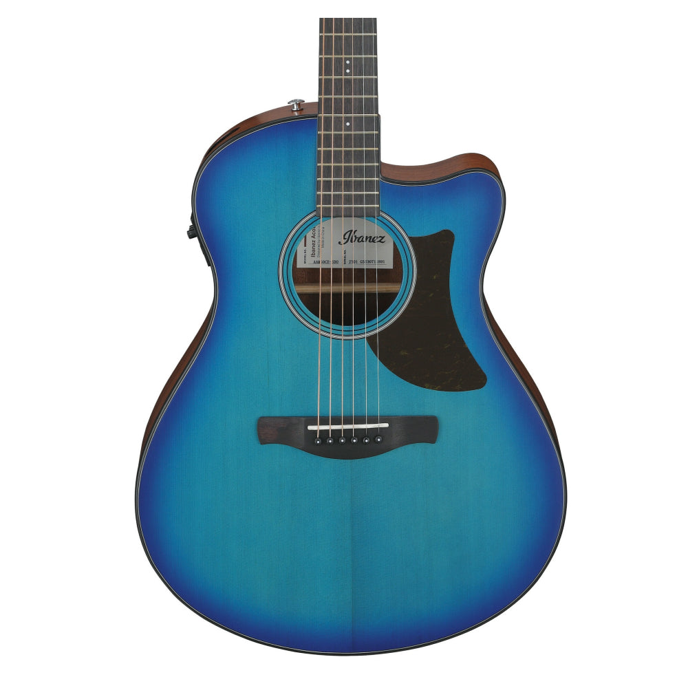 Ibanez AAM50CE-SBO Advanced Acoustic Auditorium Acoustic-electric Guitar - Sapphire Blue Burst