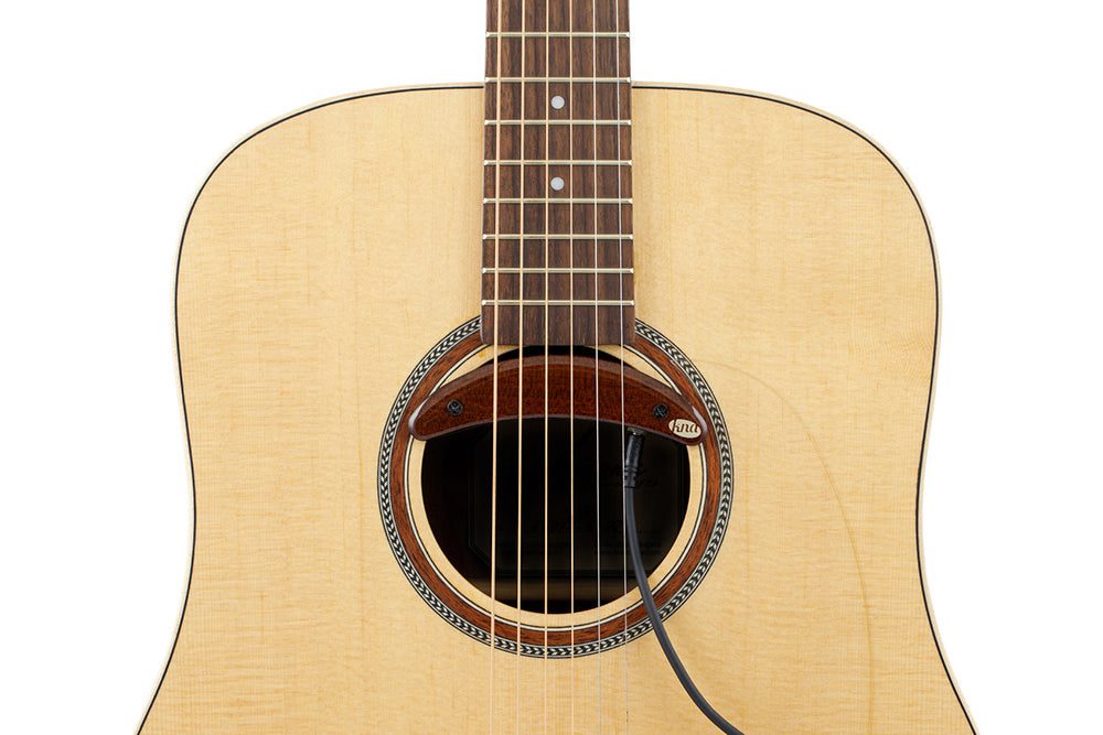 KNA HP-1A Humbucking, soundhole-mounted design with active electronics for steel-string guitar pickup KNA HP-1A Humbucking, soundhole-mounted design with active electronics for steel-string guitar pickup