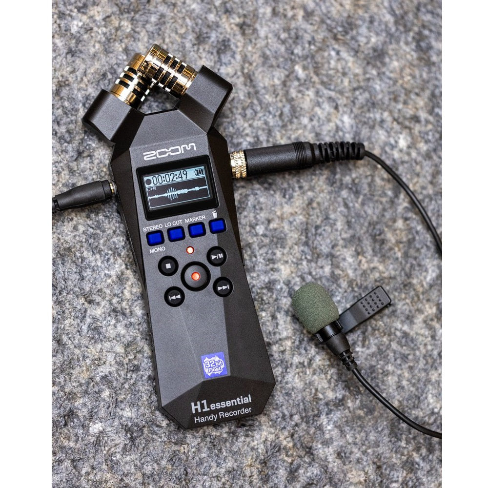 Zoom H1essential 2-Track 32-Bit Float Portable Audio Recorder Zoom H1essential 2-Track 32-Bit Float Portable Audio Recorder