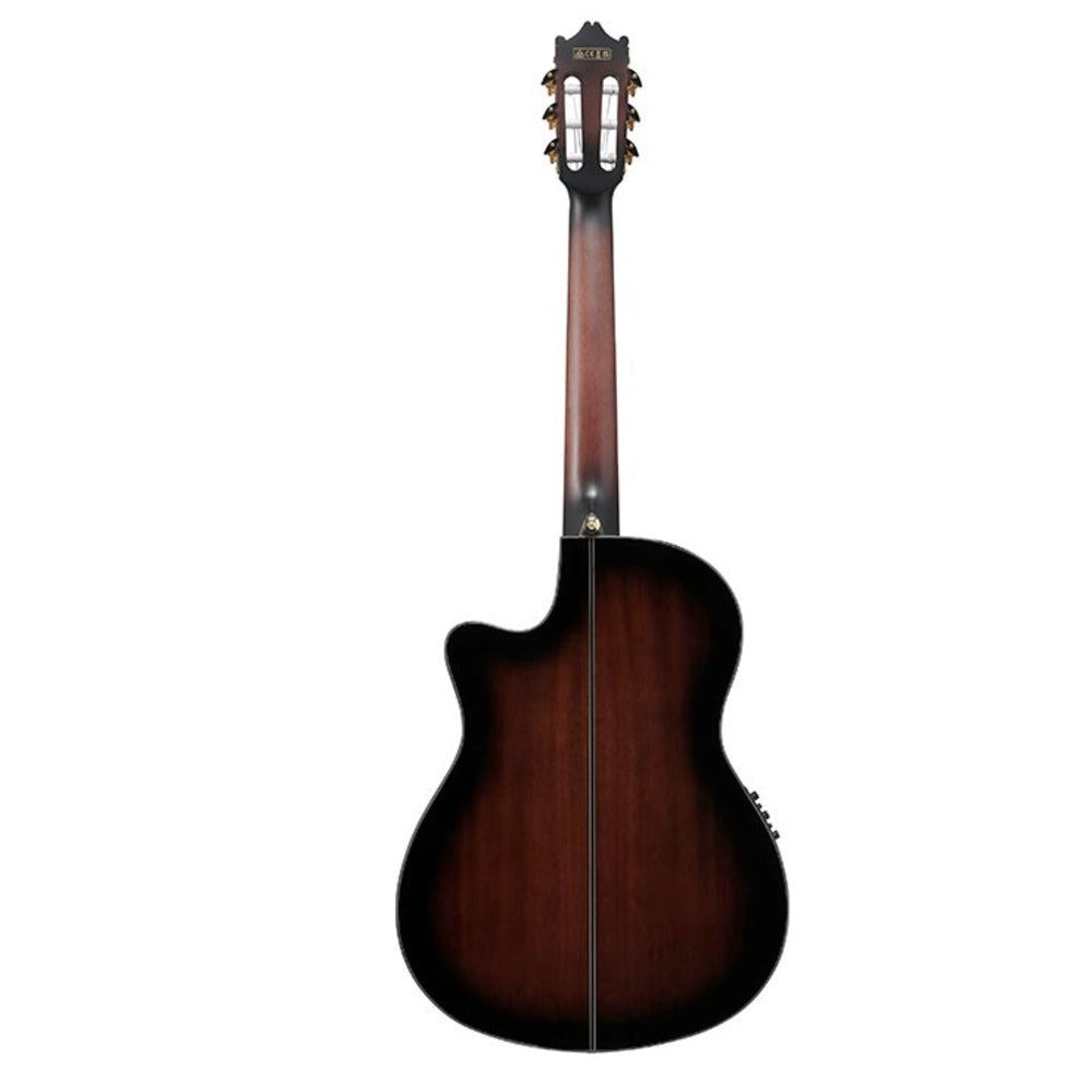 Ibanez GA35TCE-DVSFull Size Classical Electro Acoustic Guitar - Dark Violin Sunburst High Gloss