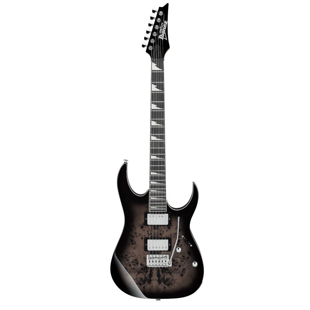 Ibanez Gio GRG220PA1-BKB Electric Guitar - Transparent Brown Black Burst