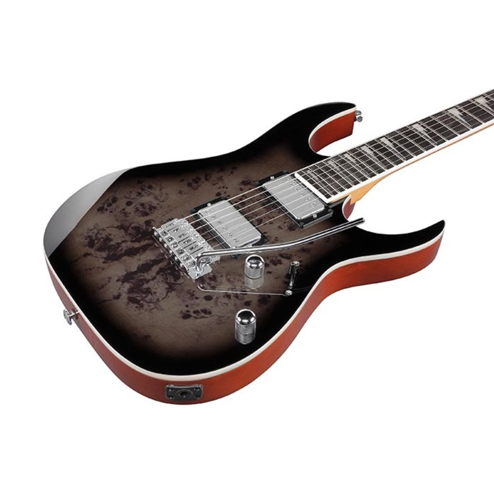 Ibanez Gio GRG220PA1-BKB Electric Guitar - Transparent Brown Black Burst