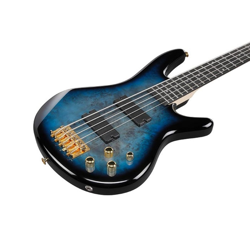 Ibanez Gio GSR205PC - TUM 5-string Bass Guitar - Transparent Marine Burst