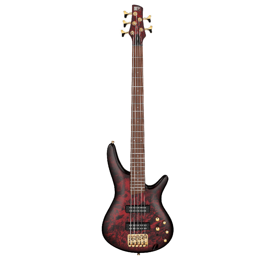 Ibanez SR305EDX-WZM 5-String Electric Bass Guitar, Wine Red Frozen Matte