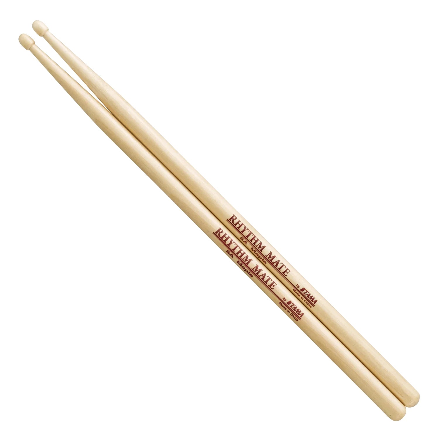 Tama RHYTHM MATE MRM5A Maple 5A Wood Tip DrumSticks Tama RHYTHM MATE MRM5A Maple 5A Wood Tip DrumSticks