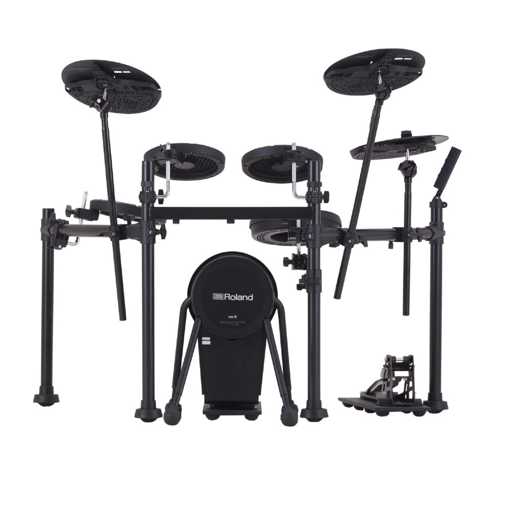 drum set kick pedal Roland V-Drums VQD106Set Quiet Design Electronic Drum Set
