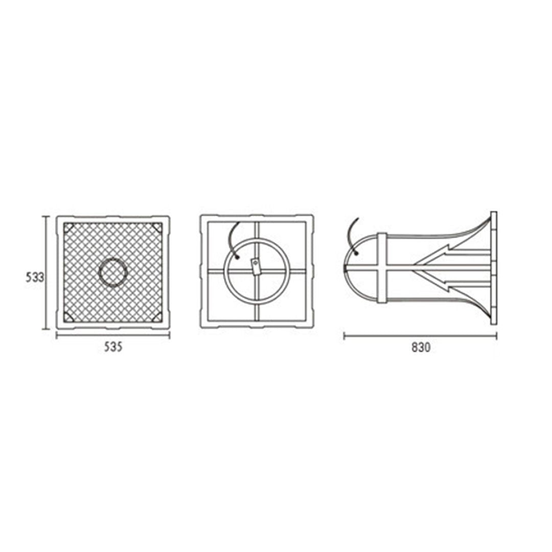 itc T-2700 Stadium Horn Speaker and Bracket