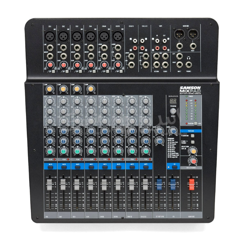 Samson Mixpad MXP144FX 14-Channel Analog Stereo Mixer with Effects and USB Samson Mixpad MXP144FX 14-Channel Analog Stereo Mixer with Effects and USB