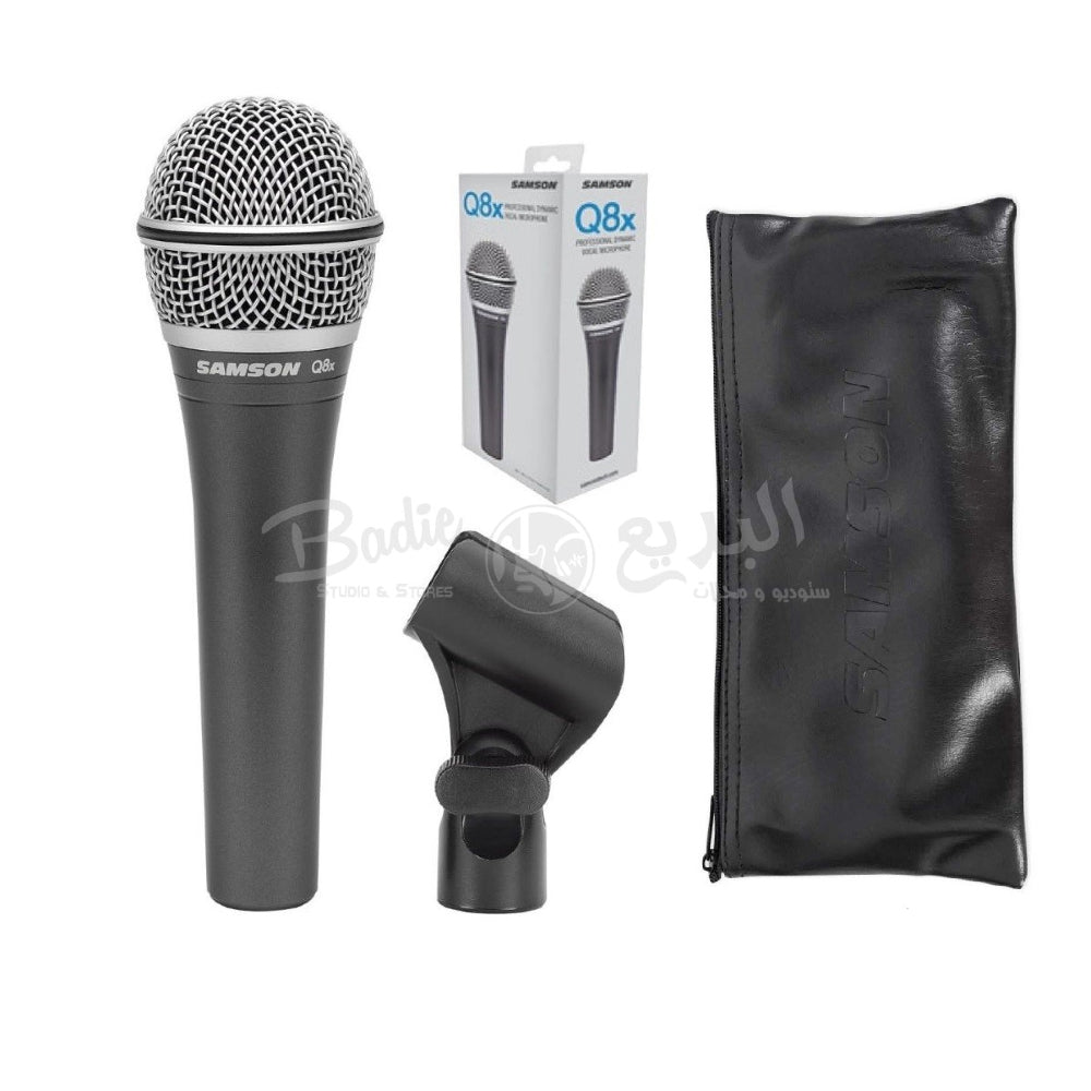 Samson Q8x Supercardioid Dynamic Vocal Handheld Microphone Samson Q8x Supercardioid Dynamic Vocal Handheld Microphone