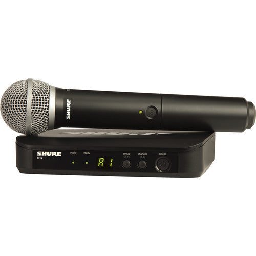 Shure BLX24/PG58 Wireless Handheld Microphone System | Professional Audio | Professional Audio, Professional Audio. Professional Audio: Microphones, Professional Audio. Professional Audio: Wireless Microphones | Shure