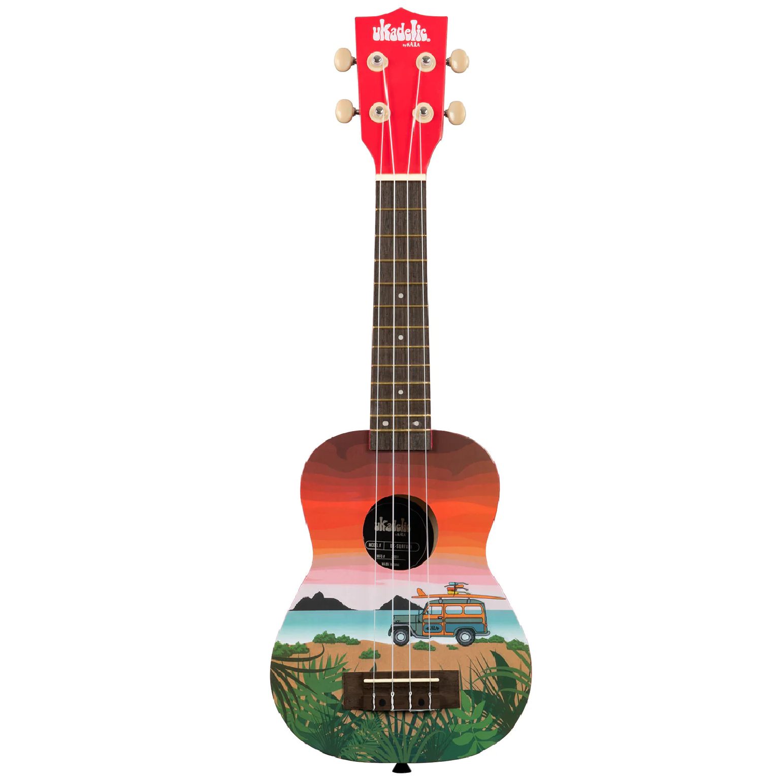 Ukadelic UK-SURFARI Surfari Soprano Ukulele Ukadelic UK-SURFARI Surfari Soprano Ukulele