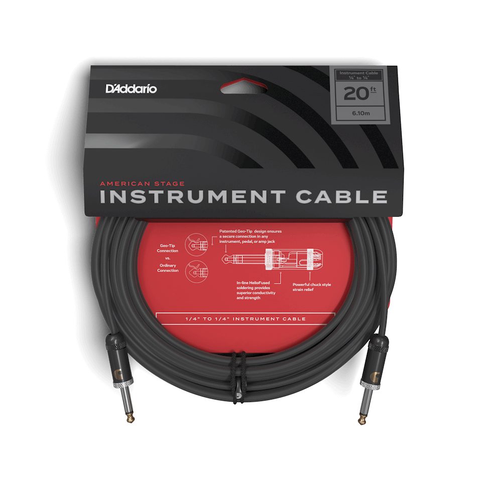Planet Waves PW-AMSG-20 American Stage Straight to Straight Instrument Cable - 20 foot | Musical Instruments Accessories | Musical Instruments. Musical Instruments: Accessories By Categories, Musical Instruments. Musical Instruments: Guitar & Bass Accessories, Musical Instruments. Musical Instruments: Instrument Cable, Musical Instruments. Musical Instruments: Instrument Cable & Connectors By Categories, Musical Instruments. Musical Instruments: Instrument Cable-1 | Planet Waves