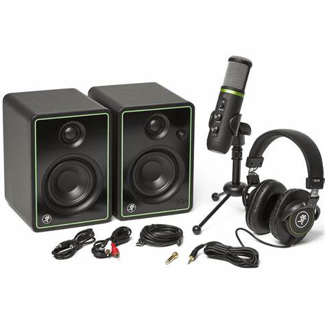 Mackie Creator Bundle 3" Multimedia Monitors, USB Microphone, and Headphones | Professional Audio | Professional Audio, Professional Audio. Professional Audio: Studio & Recording | Mackie