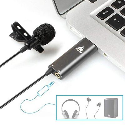 Maono AU-411 Lavalier USB-A Omnidirectional Electret Condenser Microphone Maono AU-411 Lavalier USB-A Omnidirectional Electret Condenser Microphone